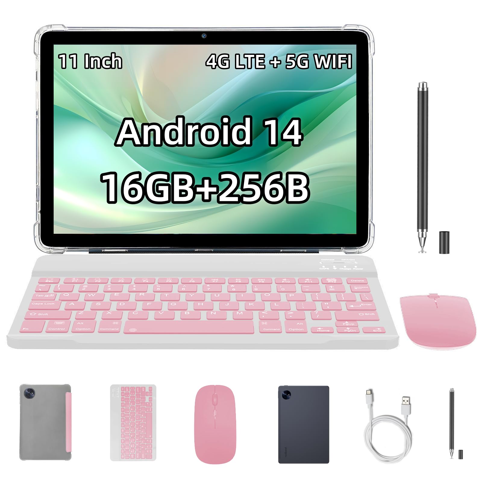 Redbeat Tablet M2 10.9inch, 16GB+256GB (1TB Expand), 2-in-1